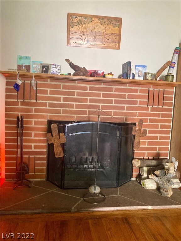 Wood Burning Fireplace