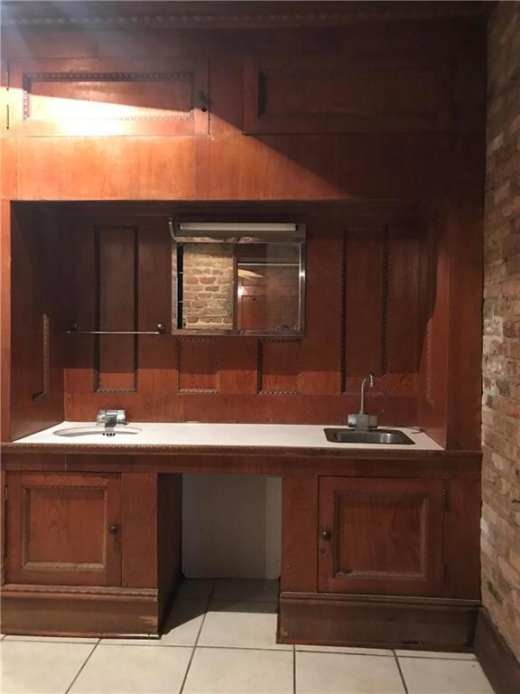 Master bathroom with double vanity.