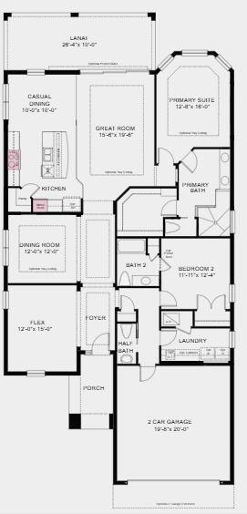Structural options added Include: Gourmet kitchen