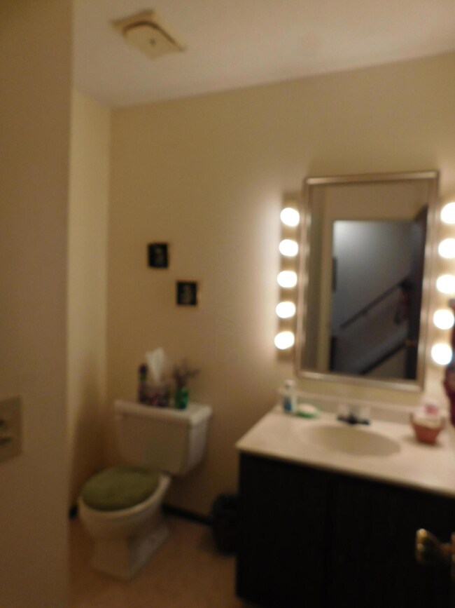 1/2 Bath on First Floor