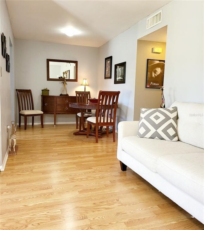 Looking into dining room from living.