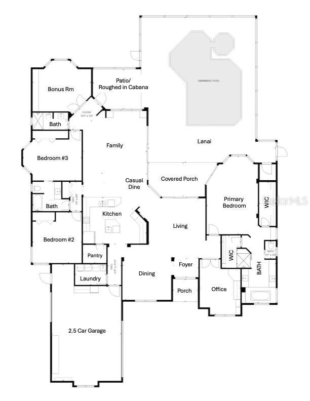 Floor plan. 3,377 sq ft.