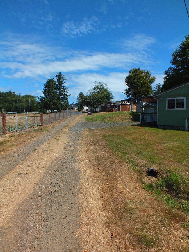 Looking East on Miller, lot on right
