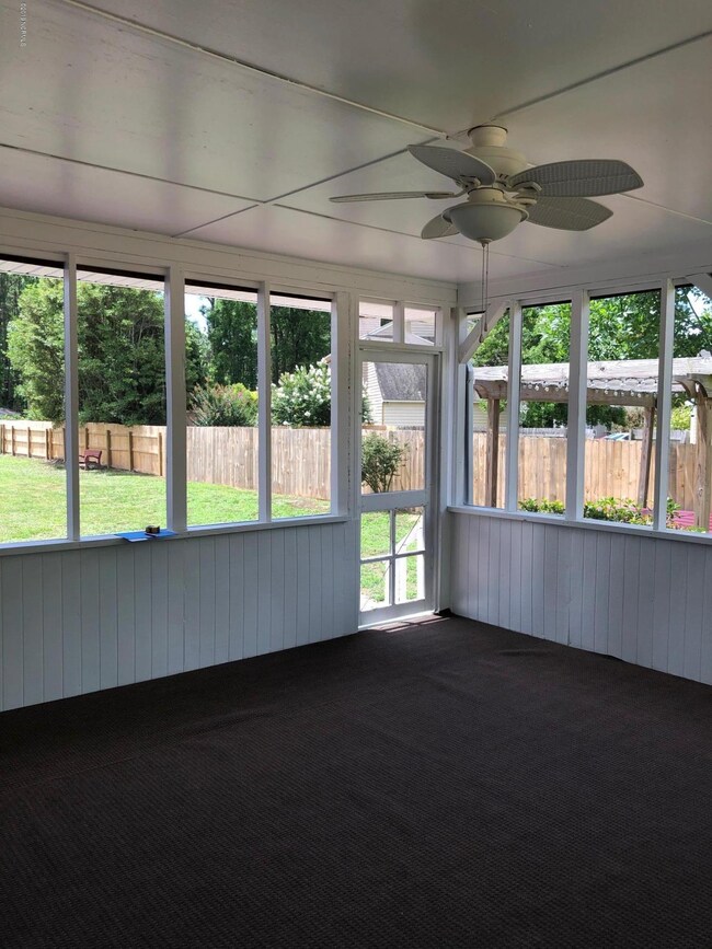 large screened porch