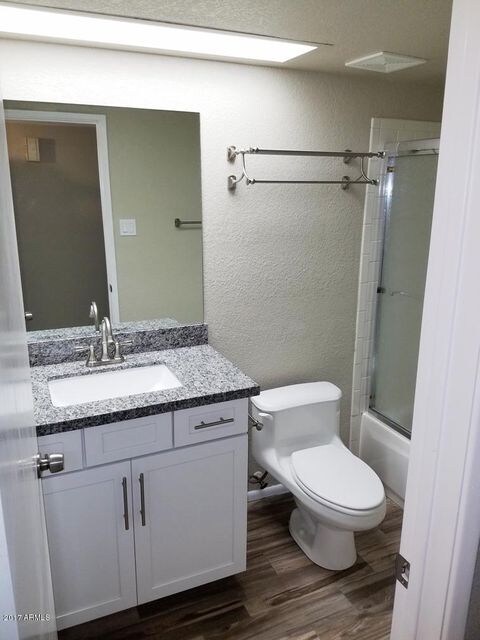 Remodeled hall bath