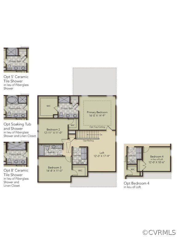 SECOND FLOOR - This home includes the tray ceiling
