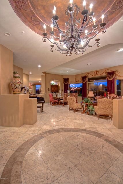 DRAMATIC FOYER FRONT DOOR ENTRANCE VIEW