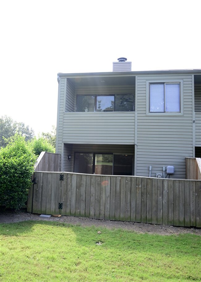 View of the back from the open common area