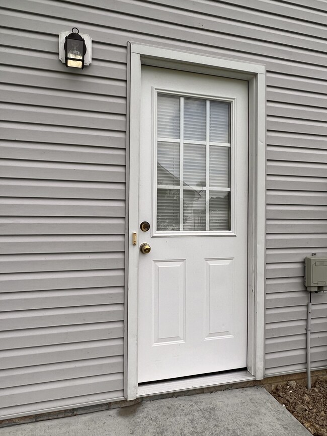 with a side pedestrian door