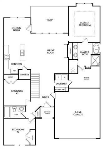 Floorplan shown represents home being built, excep
