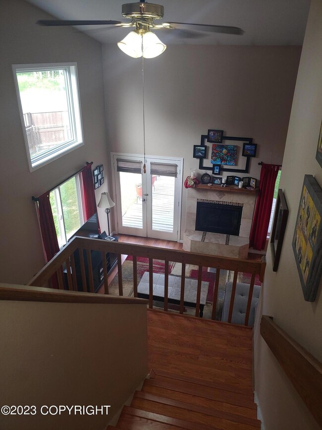 Family Room looking down from upstairs