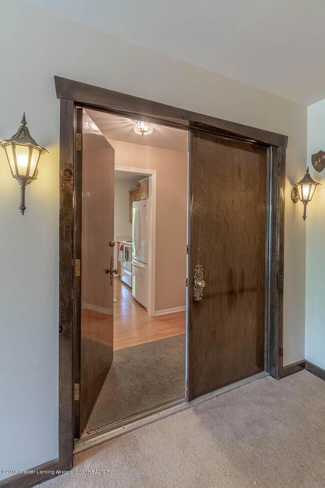 Entry door into unit
