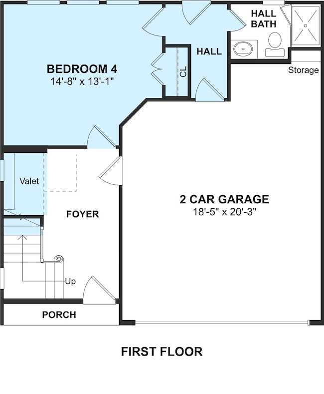 The Rome II floor plan by K. Hovnanian Homes. 1st