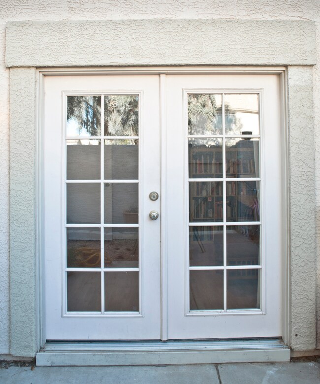 Back Patio entrance to home