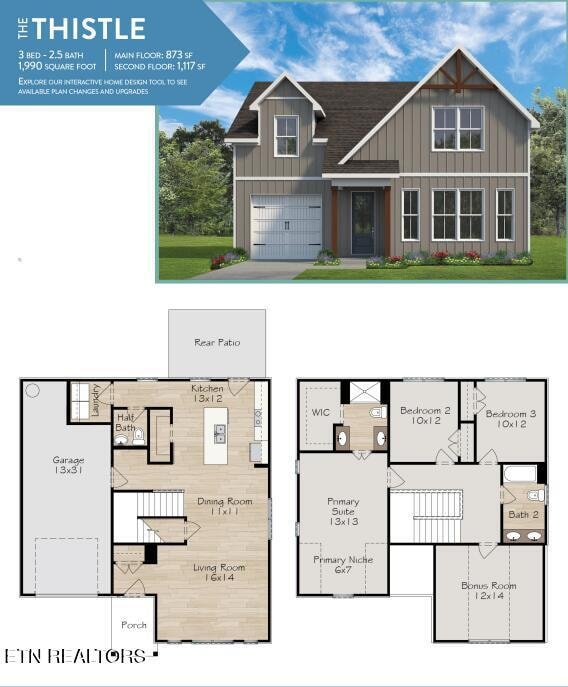 The Thistle Floor Plan