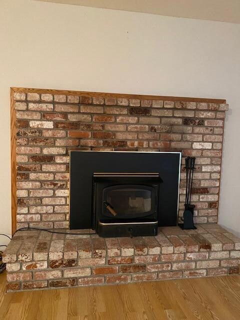 Wood Burning fireplace