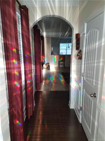 Well lit gorgeous foyer and entry way.