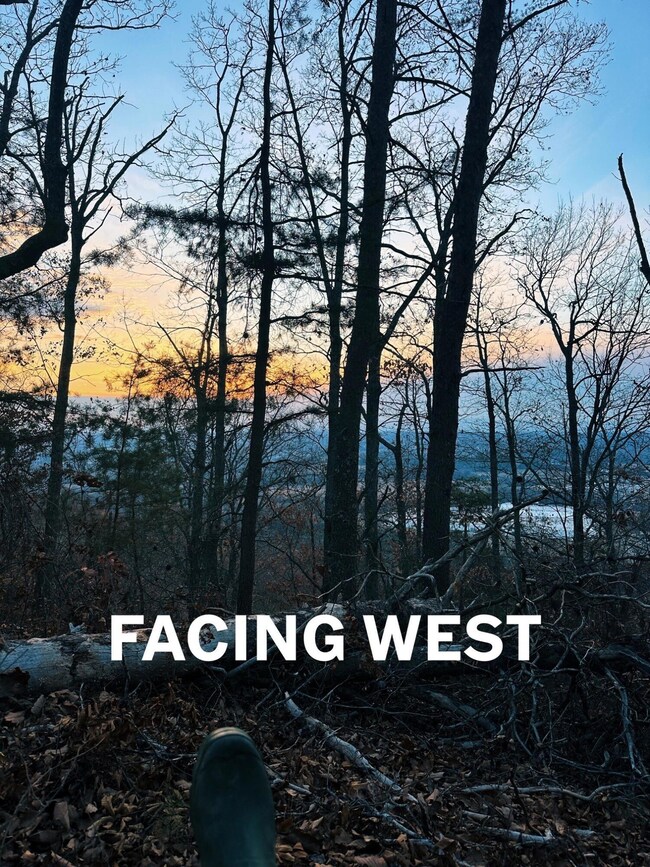 west at dusk