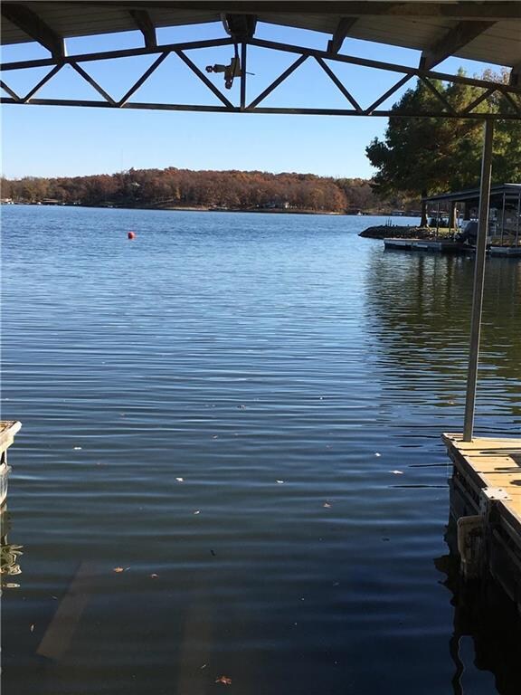 view of beautiful lake all the way to the main