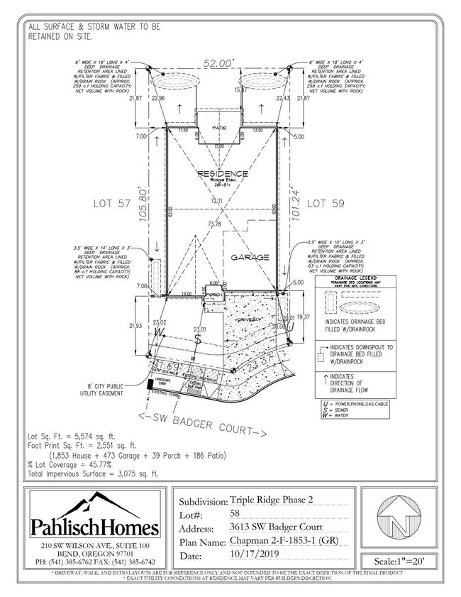 TR 58 site plan