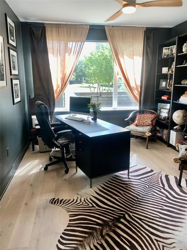 Office space featuring plenty of natural light, l