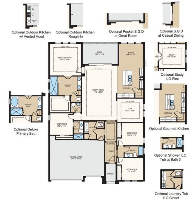 Structural options added include: Gourmet kitchen,
