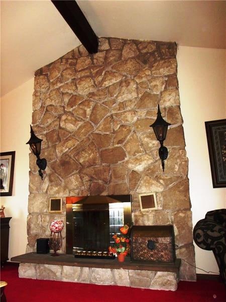 Enjoy relaxing in front of  a crackling wood burni