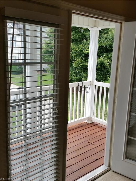 balcony off of living room