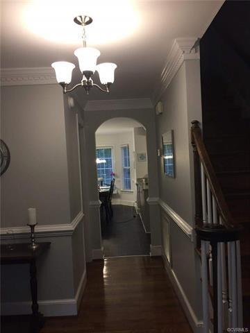 Foyer view looking towards informal dining/kitchen area