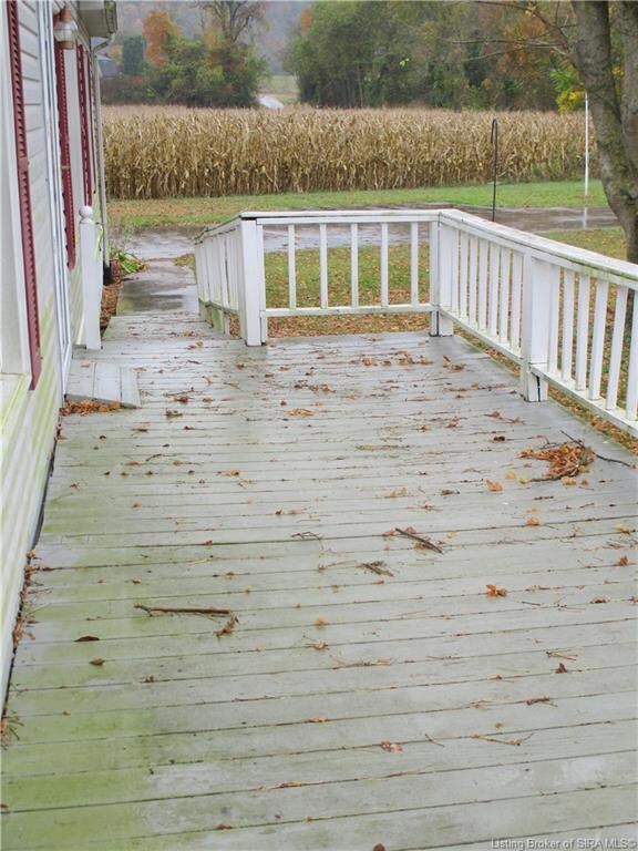 HANDICAP RAMP ON FRONT PORCH.
