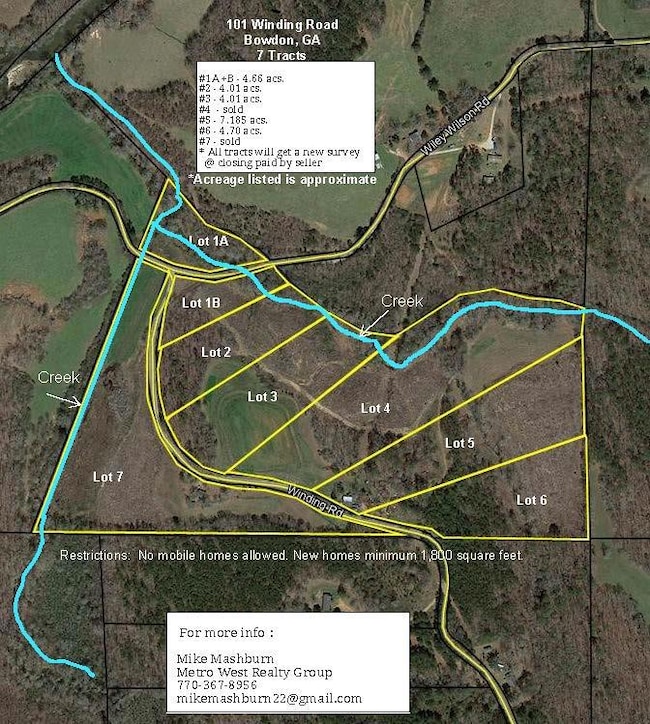 101 Winding Road - Lot 1a & 1b & Lot 2, Bowdon, GA 30108 - photo 6