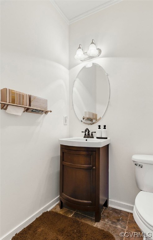 Downstairs half bath.