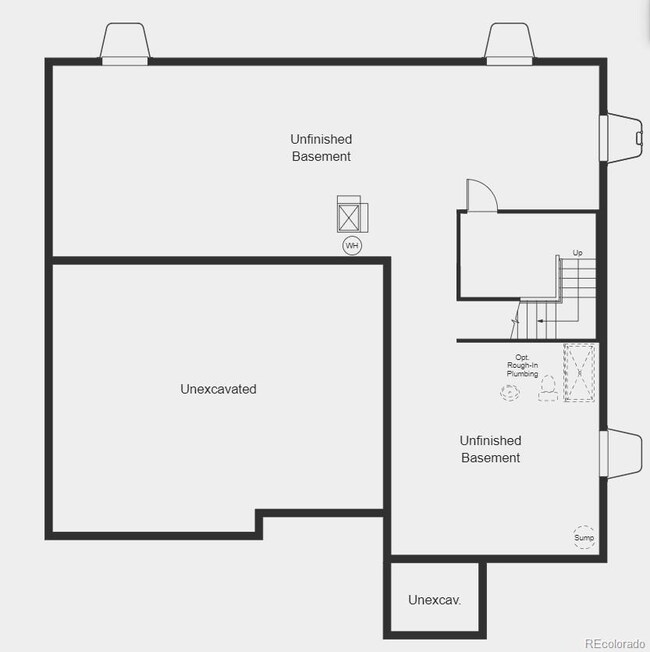 Structural options include: unfinished basement, m