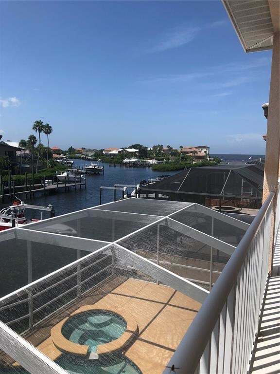 view from upper balcony