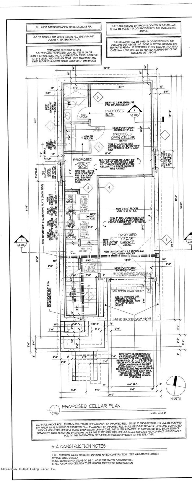 (3) Basement