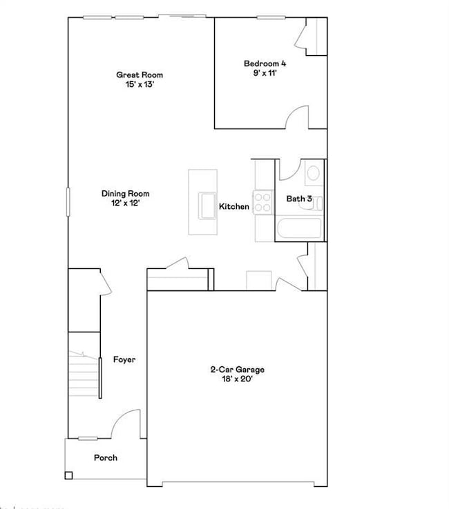 View of room layout