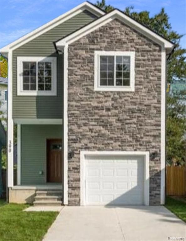 Example of a New Build on the property