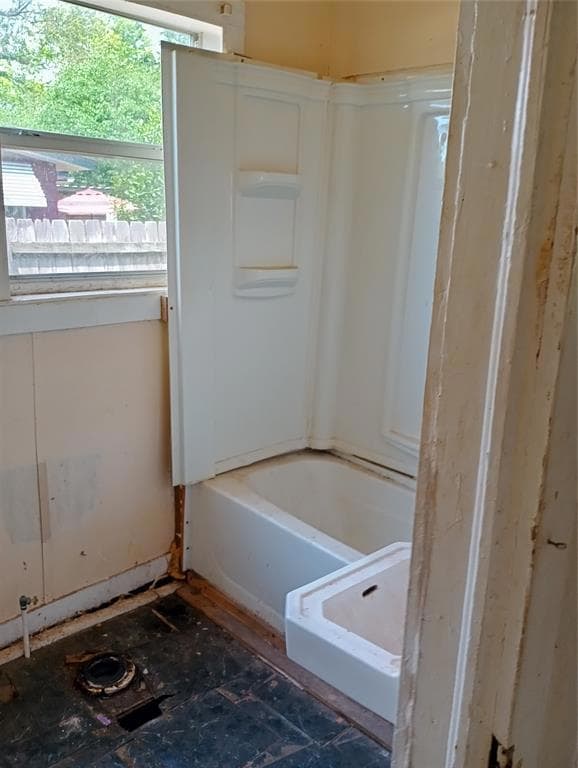 View of full bath