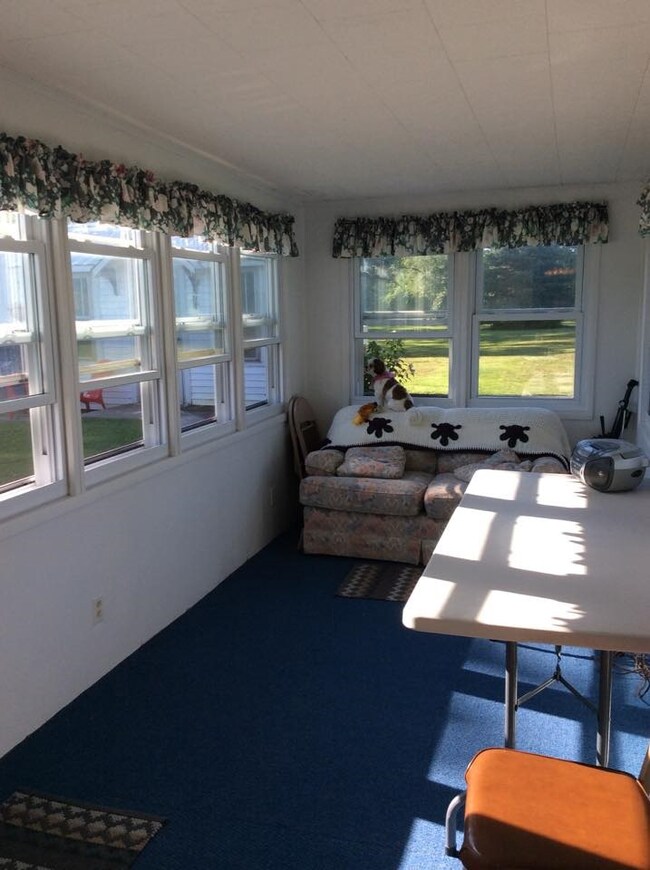 Located off the master. perfect for hot tub
