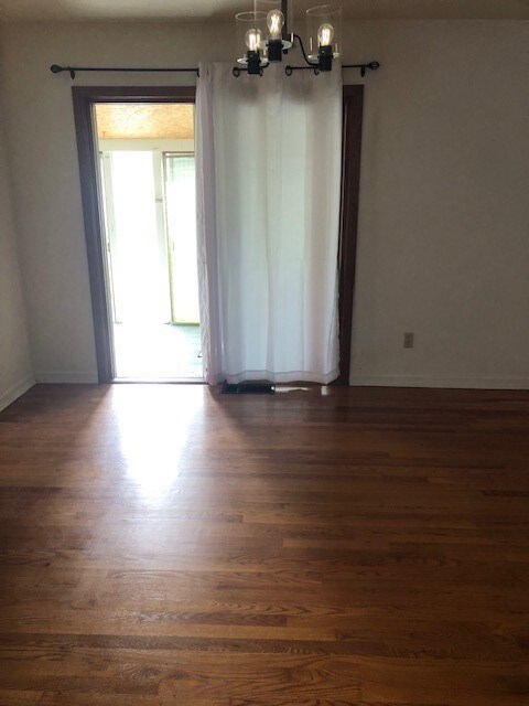 Dining Area, open to kitchen with sliding doors to