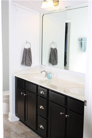 Master Bath with double vanities, separate tub/sho