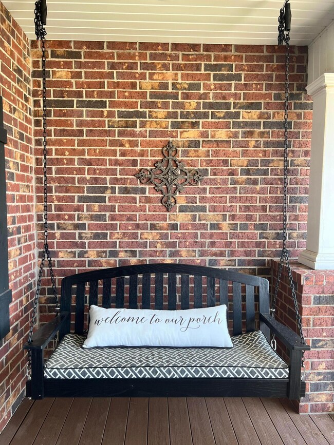 Front Porch Area-Swing is reserved