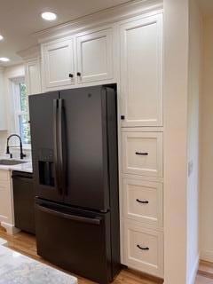 Spacious cabinets