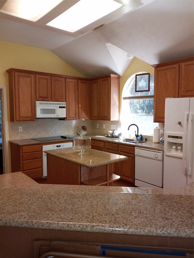 Kitchen with Granite countertops