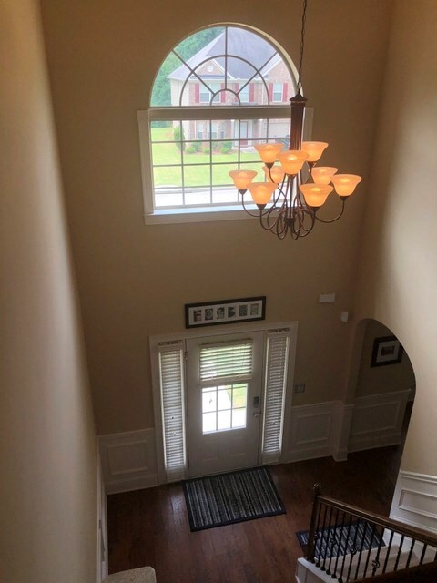 Top of stairs to foyer