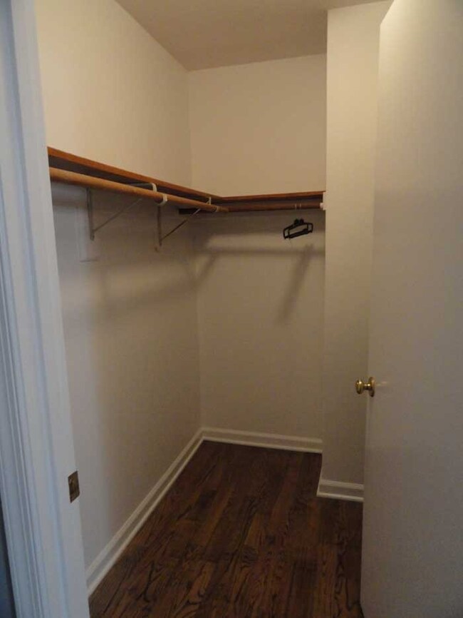 Lower level walk-in closet