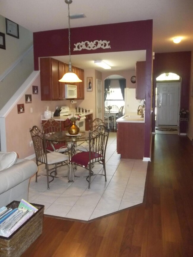 Family Room view to Kitchen