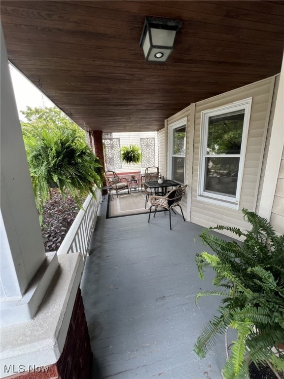 Perfect summer porch for relaxing