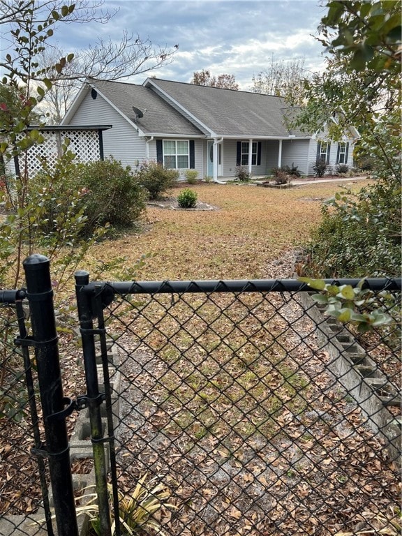 Front from gate