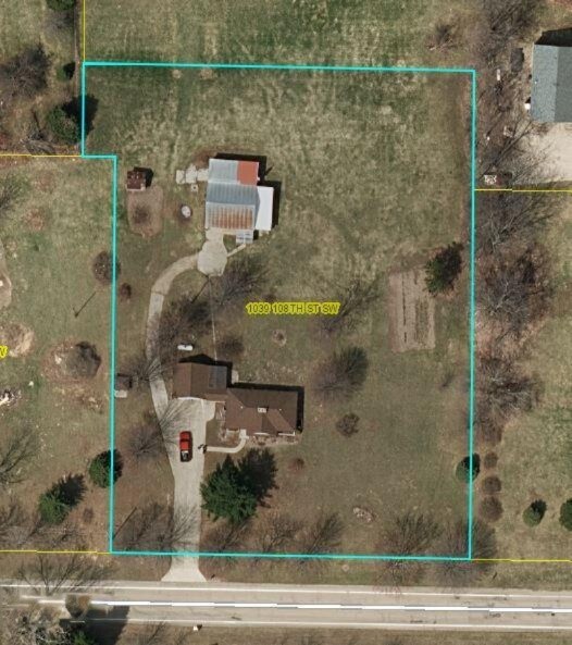 Aerial View - Almost 2 acres!